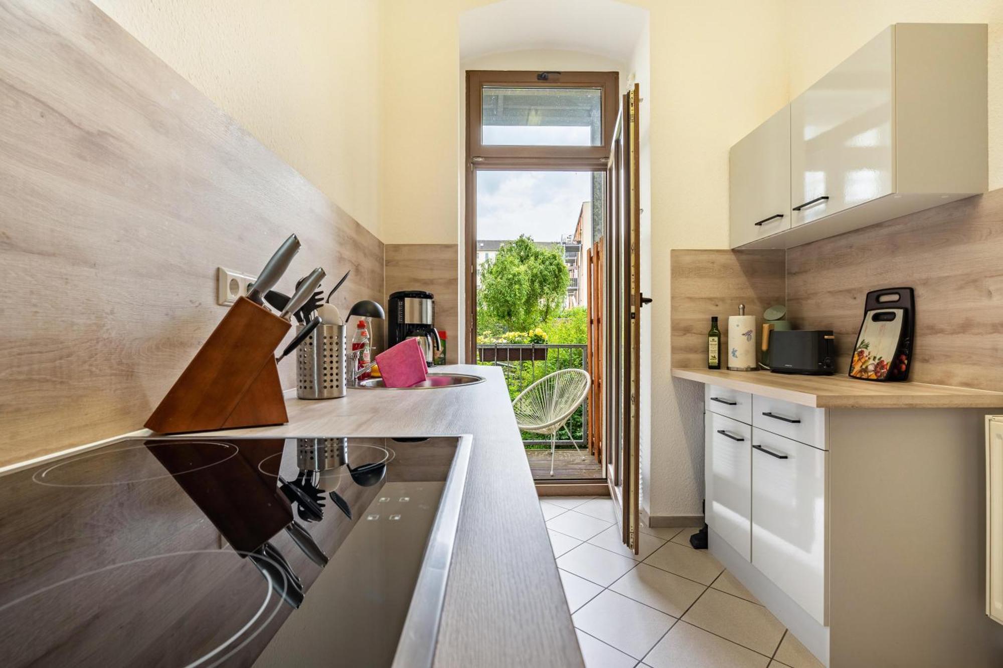Zentrumsnahe Wohnung In Хемніц Екстер'єр фото