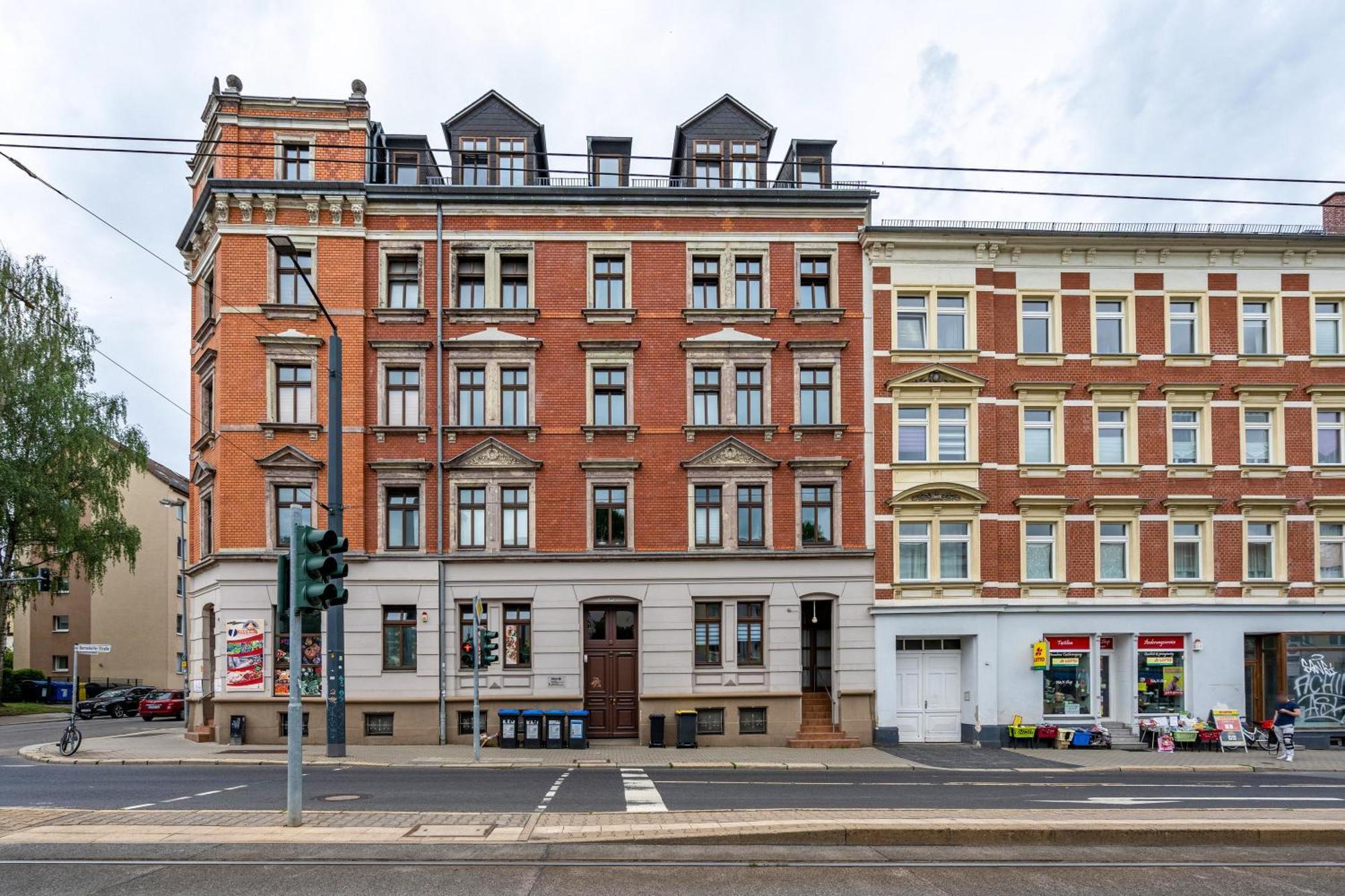 Zentrumsnahe Wohnung In Хемніц Екстер'єр фото